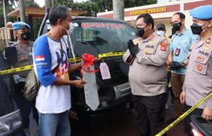 Polres Bogor Kembalikan Kendaraan Hilang Milik Korban Pencurian