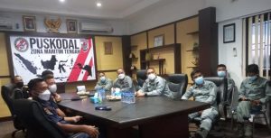 Sukseskan Ekonomi Biru, Bakamla RI Zona Tengah Terima Kunjungan PSDKP Bitung