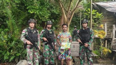 Tingkatkan Ketahanan Pangan Masyarakat Perbatasan, Bagikan Bibit Tanaman Holtikultura
