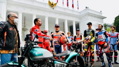 Presiden Jokowi Terima Kunjungan Para Pembalap MotoGP 2022