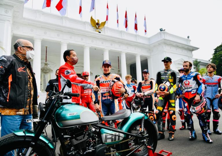 Presiden Jokowi Terima Kunjungan Para Pembalap MotoGP 2022