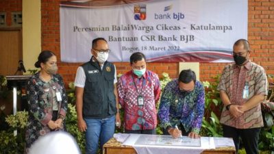 Balai Warga Cikeas dan Panen Budidaya Ikan Hasil CSR Bank BJB