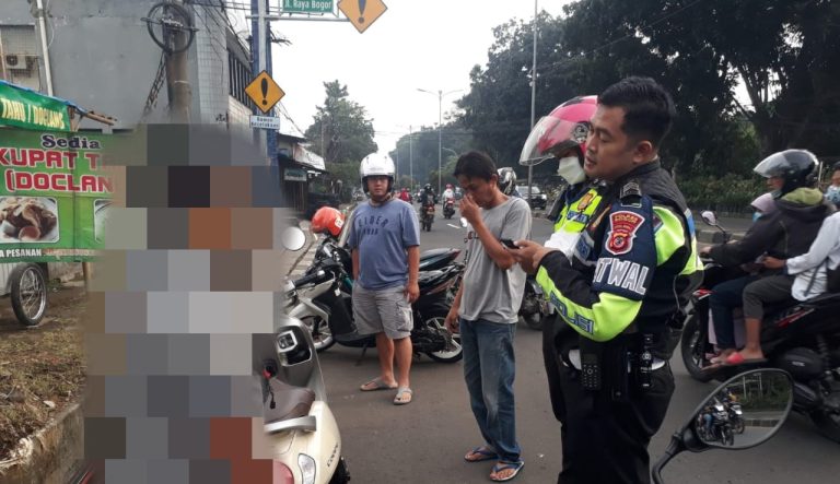 Pelaku Pencurian Motor, Berhasil Dimankan Sat Lantas Polres Bogor
