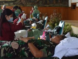 Bantu Kesulitan Masyarakat, Korem Merauke Sumbangkan 124 Kantong Darah