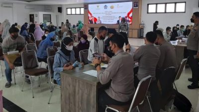 Polres Bogor Salurkan Rp 3,6 Milyar Bantuan Tunai PKL, Warung dan Nelayan