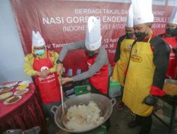 2.022 Porsi Nasi Goreng Endemi Kebuli ICA Bogor Raya Dibagikan Gratis