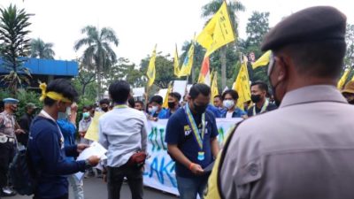 Lagi !, Demo Mahasiswa PC PMII Gruduk Kantor Bupati Bogor