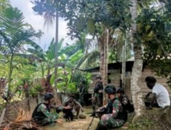 Wujudkan Kemanunggalan TNI Rakyat, Bersama Warga Perbatasan Papua