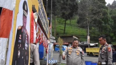 H-8 Lebaran Ops Ketupat Lodaya 2022, Kapolres Bogor Cek Pospam Arus Mudik