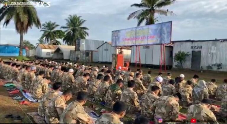 Pasukan Garuda XX-S Monusco Rayakan Lebaran di Kongo