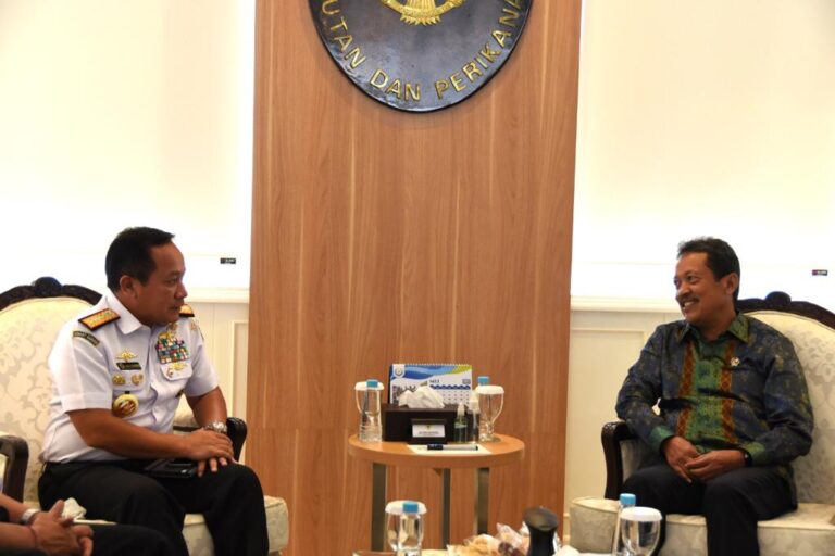 Tingkatan Keamanan Laut, Kepala Bakamla RI Temui Menteri KKP