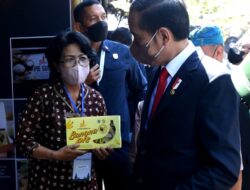 Rumah Resiliensi Indonesia di Pameran Adexco 2022 Dikunjungi Presiden