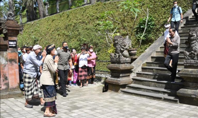 Presiden Dorong Pemeliharaan Aset Kebudayaan Negara Pura Tirta Empul