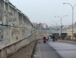 Vandalisme Underpass Tambun Bekasi Dikeluhkan Warga