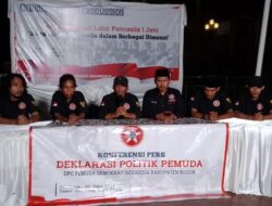 PDI Deklarasi Dukung Fuad untuk KNPI Kabupaten Bogor