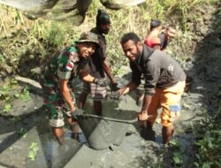 Berhasil Budidaya Ikan Lele, Panen Bersama Masyarakat Perbatasan Papua  