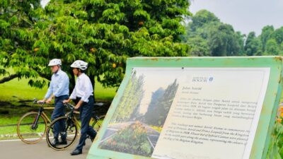 Diplomasi Bersepeda Bambu di Taman Botani jadi Kehormatan Besar PM Albanese