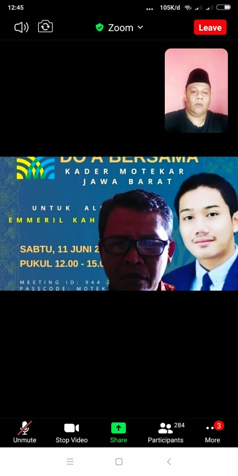 Motekar Gelar Do’a Bersama untuk Putra Gubernur Jabar