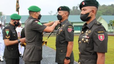 Sertijab Danyonif Raider 613/Raja Alam Digelar   