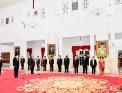 Presiden Lantik Dua Menteri dan Tiga Wamen Baru Kabinet Indonesia Maju