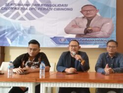 Oteu Herdiyansah Deklarasi Pencalonan Ketua DPC PERADI Cibinong