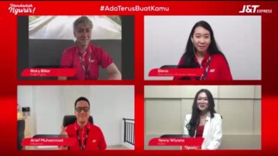 J&T Express Gandeng Arief Muhammad dan Rizky Billar dalam Experimental Activity Mendadak Ngurir