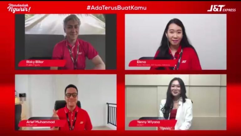 J&T Express Gandeng Arief Muhammad dan Rizky Billar dalam Experimental Activity Mendadak Ngurir