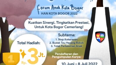 Gratis! Ikuti Lomba Jingle Forum Anak Kota Bogor Total Hadiah Rp 3 Jt