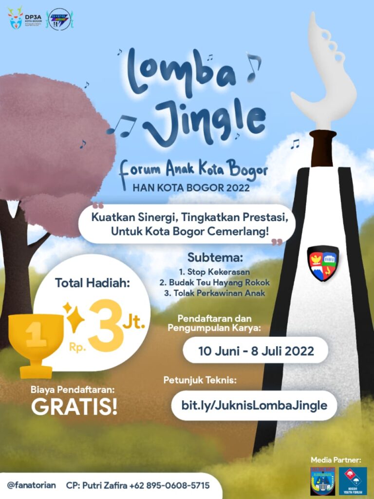 Gratis! Ikuti Lomba Jingle Forum Anak Kota Bogor Total Hadiah Rp 3 Jt