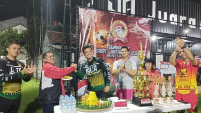 Kasat Lantas Polres Bogor Gelar Sepak Bola Soccer Dihari Bhayangkara ke 76