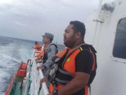 RIB-606 Lakukan Pencarian Korban Jatuh dari Kapal