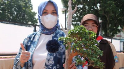 Pameran Bonsai Nasional di Alun-Alun Kota Bogor  Diresmikan Yantie Rachim