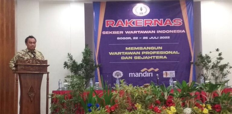 Ketum Sekber Wartawan Indonesia Tutup Rakernas SWI ke I, Berikan 2 Pesan Penting