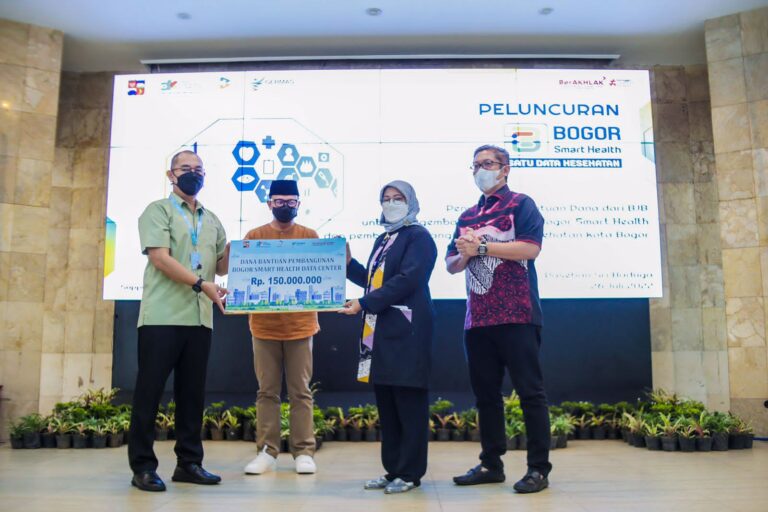 BJB Kota Bogor Beri Bantuan Rp 150 Juta Dukung Aplikasi Bogor Smart Health