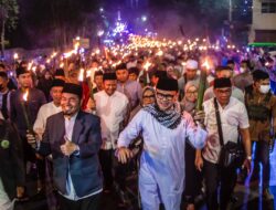 Ribuan Masyarakat Pawai Obor di Kota Bogor Rayakan Tahun Baru Islam