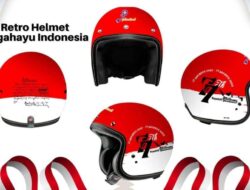 PT PIL Siap Luncurkan Helm Retro Modern Bertemakan Dirgahayu RI ke 77