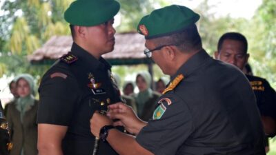 Brigjen TNI E. Reza Pahlevi, S.E Pimpin Sertijab Dandim