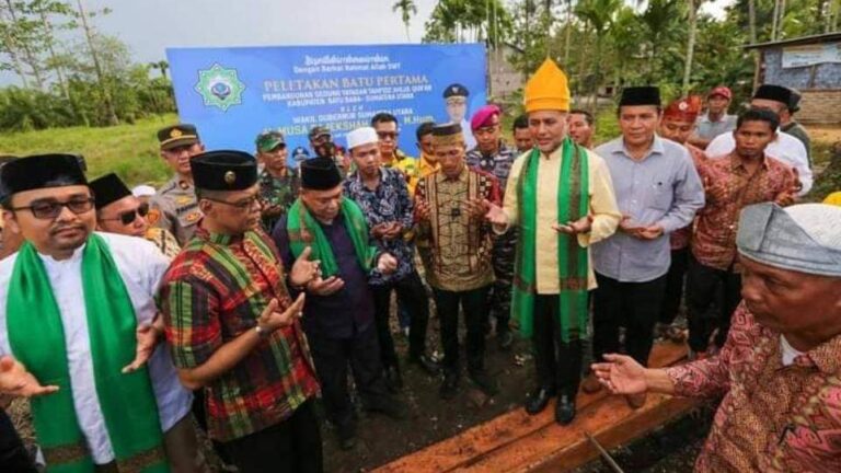 Usai Peletakan Batu Pertama, Yayasan Tahfidz Ahlul Qur’an Batu Bara Ajak Berinvestasi Akhirat