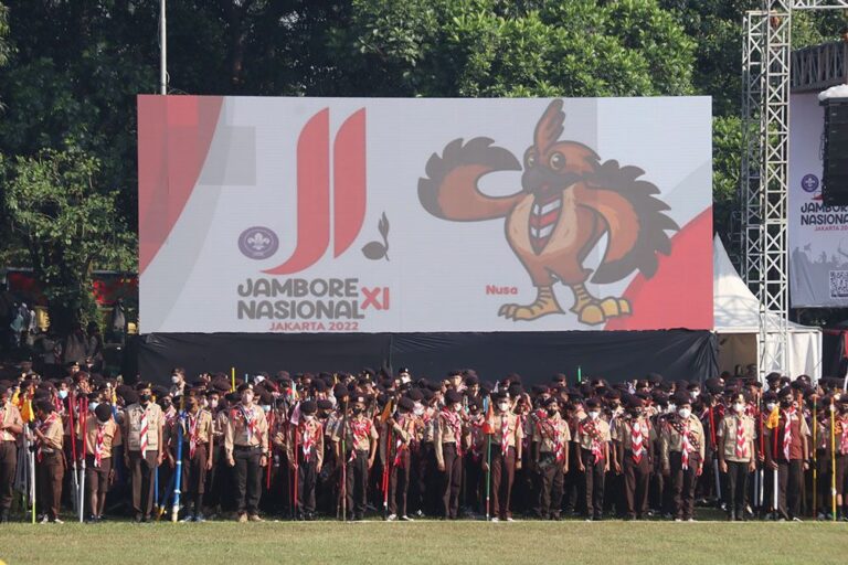 Dedie Rachim Beri Motivasi Pramuka Kota Bogor di Pembukaan Jamnas ke-XI
