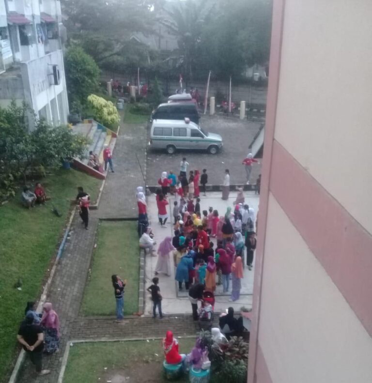 Semangat Anak Rusunawa Menteng Asri Bogor Sambut HUT RI Ke 77