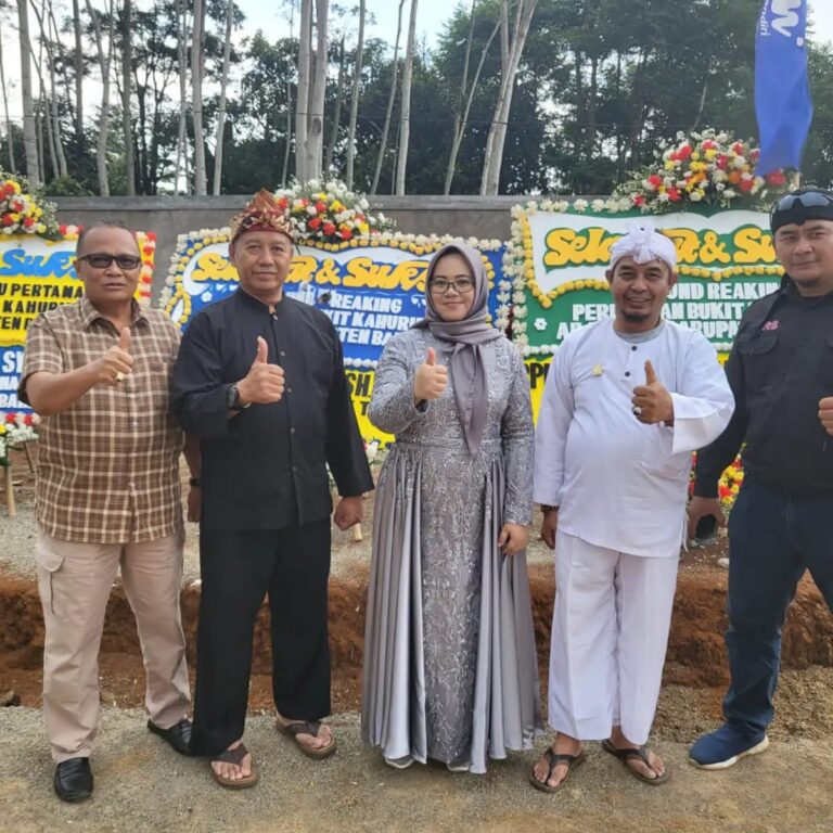 Peletakan Batu Pertama Perumahan Bukit Kahuripan Arjasari Sukses Digelar