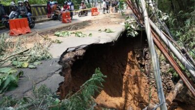 Perbaikan Jalan Longsor di Kecamatan Bogor Barat Awal Tahun Ditarget Bisa Diakses