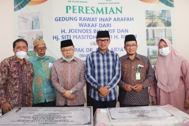 Wali Kota Sampaikan Tiga Tantangan Saat Resmikan Gedung KRIS Arafah RS Islam Bogor