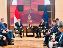 Presiden Indonesia Lakukan Pertemuan Bilateral dengan Presiden Komisi Eropa