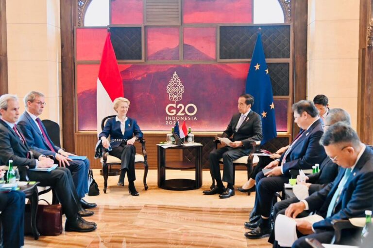 Presiden Indonesia Lakukan Pertemuan Bilateral dengan Presiden Komisi Eropa