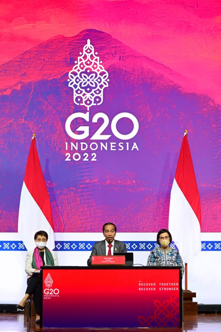 Kepemimpinan Indonesia Berhasil Hasilkan Deklarasi G20 Bali, “antara lain terbentuknya Pandemic Fund”