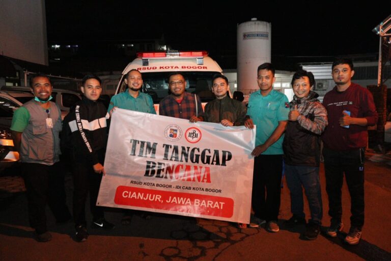 RSUD Kota Bogor Respon Cepat Kirimkan Bantuan Untuk Korban Gempa di Cianjur