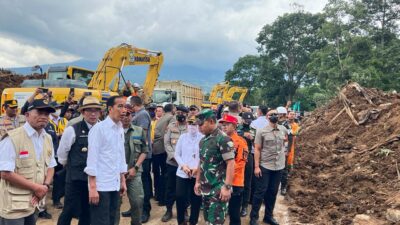 Presiden Tinjau Gempa di Cianjur, Sampaikan Duka Cita dan Instruksikan Penanganan Korban