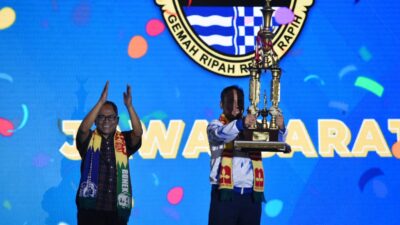 Jabar Hattrick Juara Umum Porwanas, Jadi Pemilik Tetap Piala Presiden