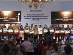 Pemkab Bandung Raih Nilai Tertinggi pada Penganugerahan Keterbukaan Informasi Publik Tingkat Jawa Barat 2022